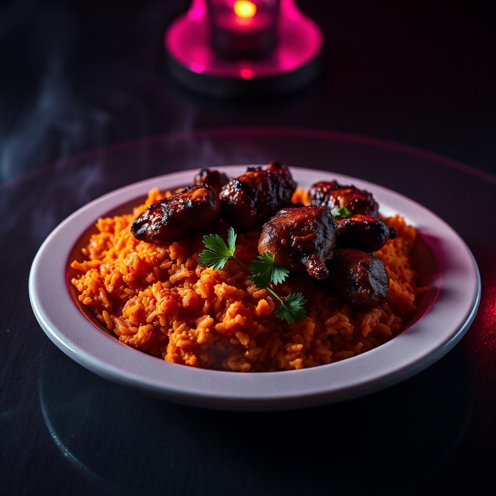 Smoky Jollof Rice